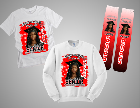 T-Shirt, Custom Sweatshirt/Hoodie, Custom/Personalized Socks
