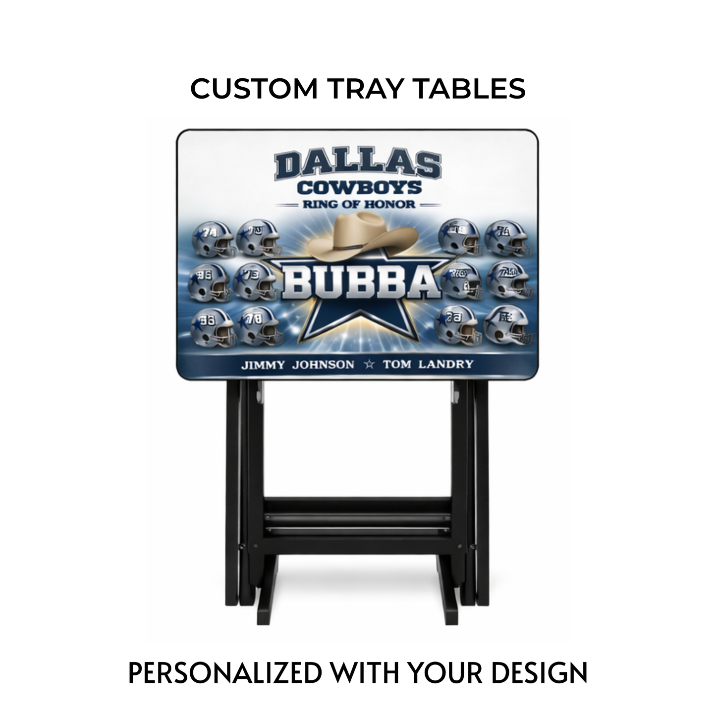 Custom Tray / TV Dinner Table – Personalized Photo or Theme Design