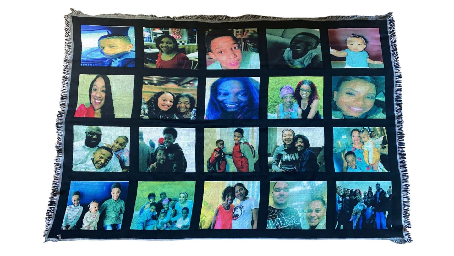 20 Panel Personalized Custom Blanket