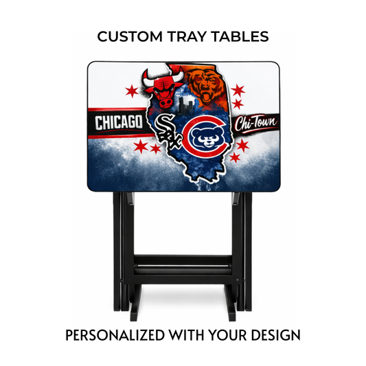 Custom Tray / TV Dinner Table – Personalized Photo or Theme Design